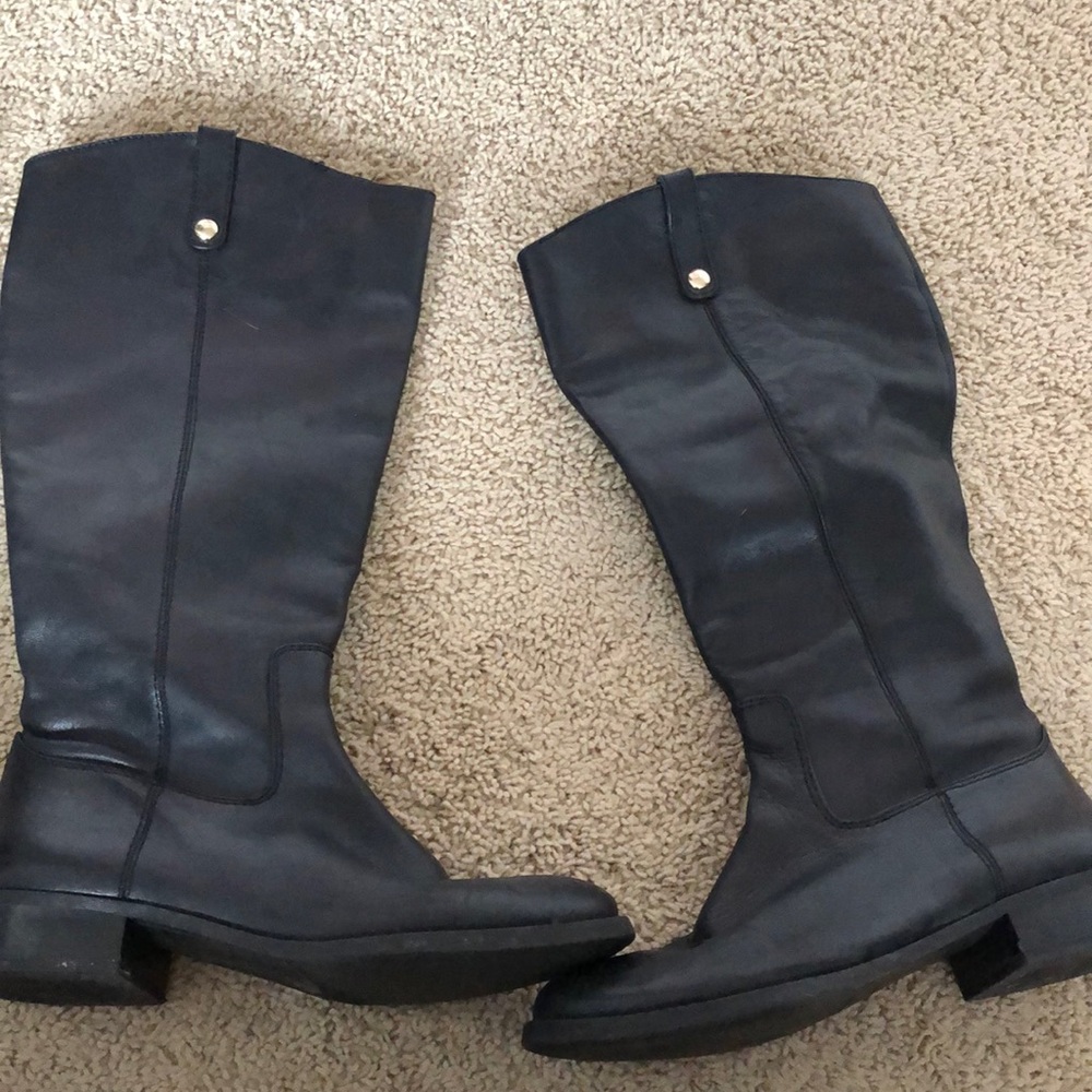 Women’s black riding boots